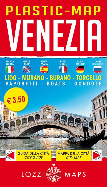 Venezia plastic map. Ediz. multilingue - copertina