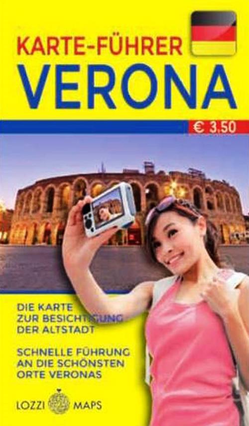 Verona in lingua. Minimappa e miniguida. Ediz. tedesca - copertina