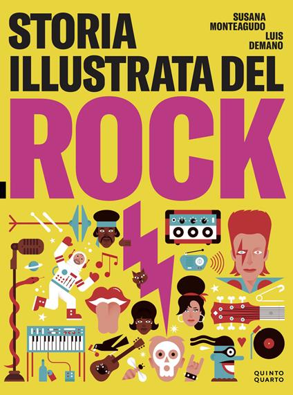 Storia illustrata del rock. Ediz. illustrata - Susana Monteagudo,Luis Demano - copertina