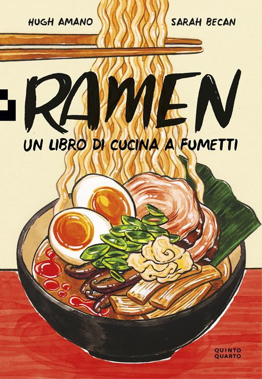 Ramen. Un libro di cucina a fumetti - Hugh Amano - copertina