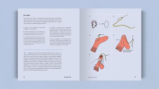 Con ago e filo. Un manuale per rammendare abiti, abitudini e cuori. Ediz. a colori - Sonya Montenegro,Nina Montenegro - 3