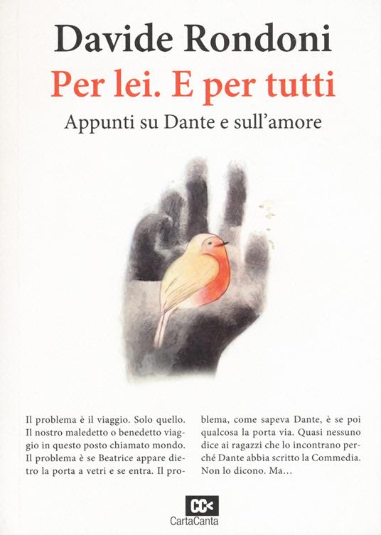 Per lei. E per tutti. Appunti su Dante e sull'amore - Davide Rondoni - copertina