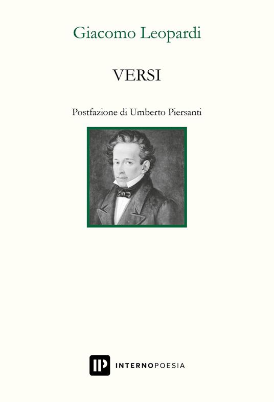 Versi. Ediz. integrale - Giacomo Leopardi - copertina