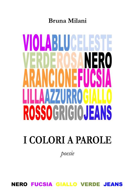 I colori delle parole - Bruna Milani - copertina