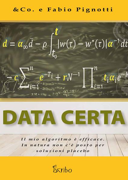 Data certa - Fabio Pignotti - copertina