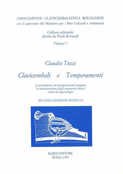Clavicembali e temperamenti - C. Tuzzi - copertina