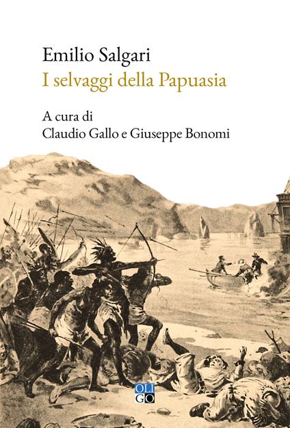 I selvaggi della Papuasia - Emilio Salgari - copertina