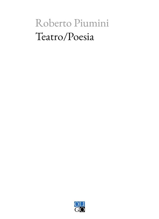 Teatro/poesia - Roberto Piumini - copertina