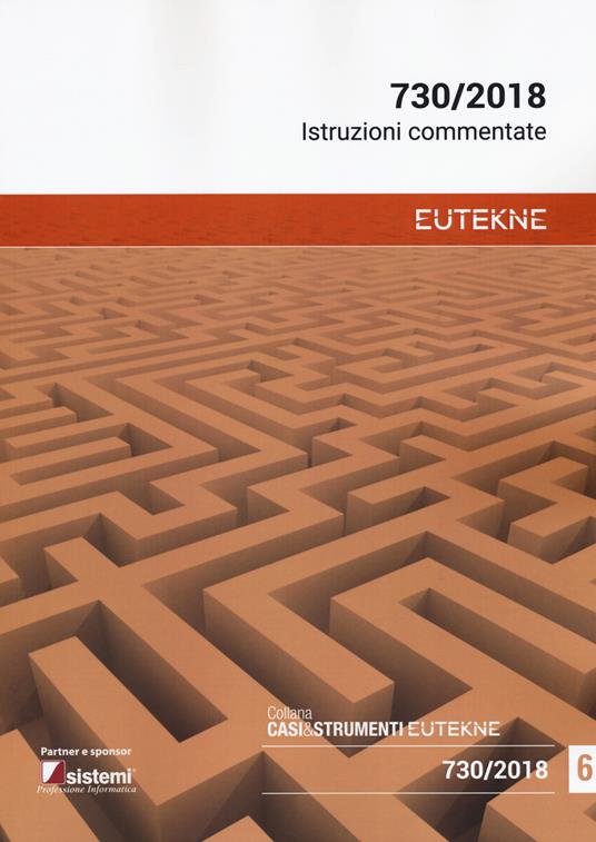 Dichiarazione 730 2018. Istruzioni commentate - copertina