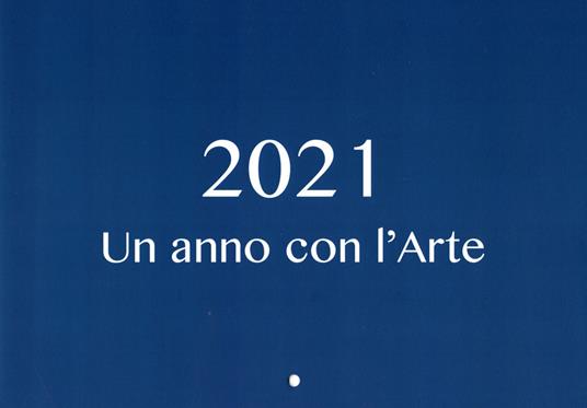 Un anno con l'arte. Ediz. italiana e inglese - copertina