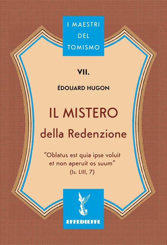 Il mistero della redenzione - Edouard Hugon - copertina