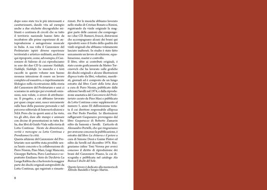 Il canzoniere del proletariato. Le canzoni di Lotta Continua, i testi e le musiche. Con CD-Audio - 6