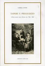 Sapere e pregiudizio. L'educazione delle donne fra '700 e '800