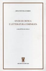 Studi di critica e letteratura comparata