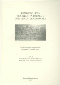 Pomponio Leto tra identità locale e cultura internazionale. Atti del Convegno internazionale (Teggiano, 3-5 ottobre 2008) - copertina