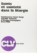Saints et sainteté dans la liturgie (Parigi, 1986)
