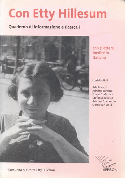 Quaderno di informazione e ricerca. Con Etty Hillesum. Vol. 1 - copertina