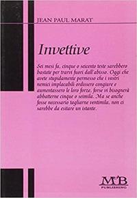 Invettive - Jean-Paul Marat - copertina