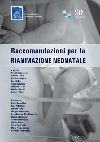 Raccomandazioni di rianimazione neonatale - copertina