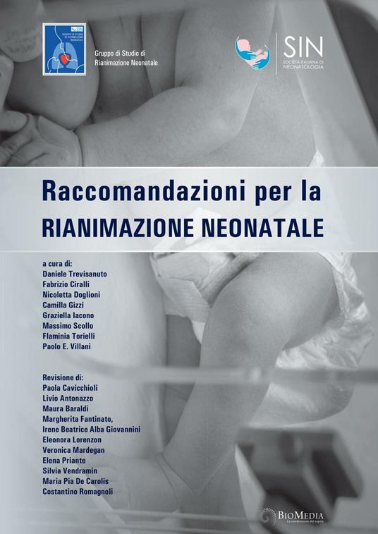 Raccomandazioni di rianimazione neonatale - copertina