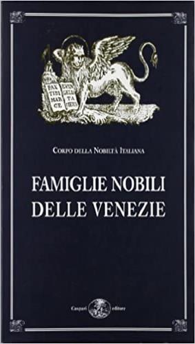 Famiglie nobili delle Venezie - copertina