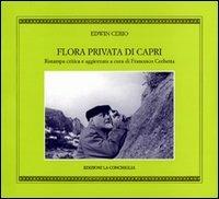 Flora privata di Capri - Edwin Cerio - copertina