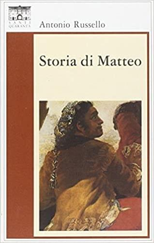 Storia di Matteo - Antonio Russello - copertina