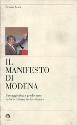Il manifesto di Modena