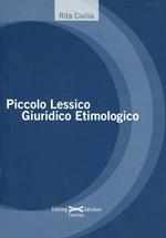 Glossario giuridico etimologico