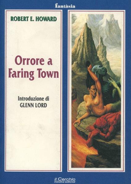 Orrore a Faring Town - Robert E. Howard - copertina