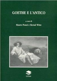 Goethe e l'antico - copertina