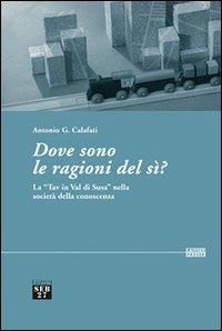 Dove sono le ragioni del sì? La «TAV in val di Susa» nella società della conoscenza - Antonio G. Calafati - copertina