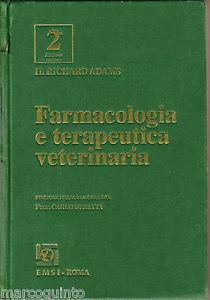 Farmacologia e terapeutica veterinaria - H. Richard Adams - copertina