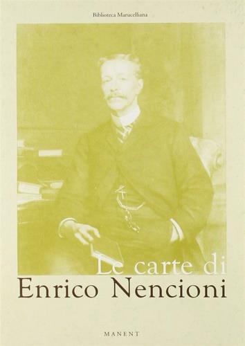 Le carte di Enrico Nencioni - copertina