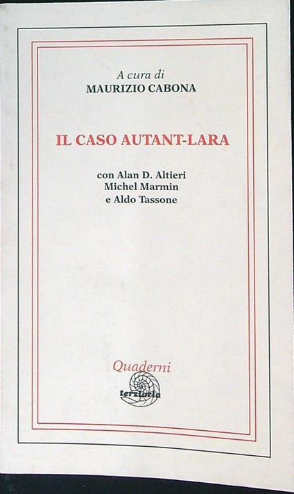 Il caso Autant-Lara - copertina