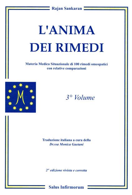 L'anima dei rimedi. Vol. 3 - Sankaran Rajan - copertina