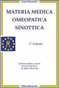 Materia medica omeopatica sinottica. Vol. 1 - Franz Vermeulen - copertina