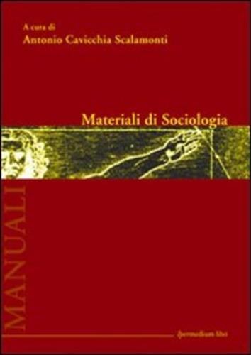 Materiali di sociologia - copertina
