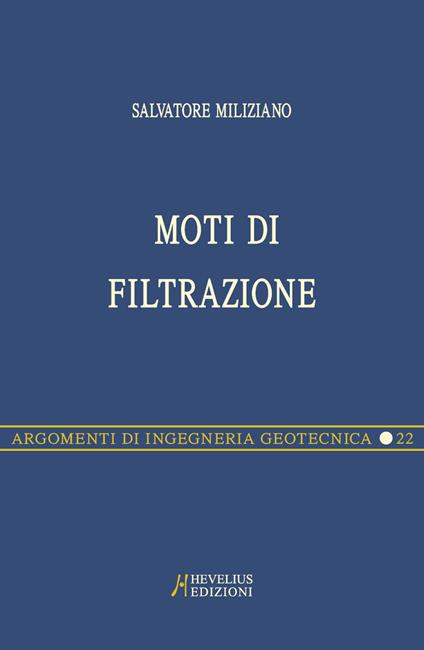 Moti di filtrazione - Salvatore Miliziano - copertina