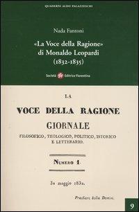 «La voce della Ragione» di Monaldo Leopardi (1832-1835) - Nada Fantoni - copertina