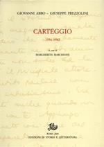 Carteggio (1956-1982)