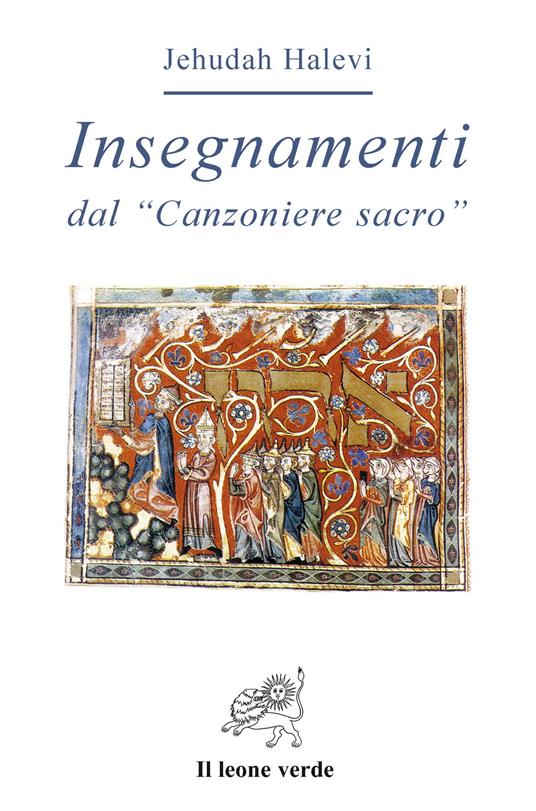 Insegnamenti. Dal «Canzoniere sacro» - Jehudah Halevi - copertina