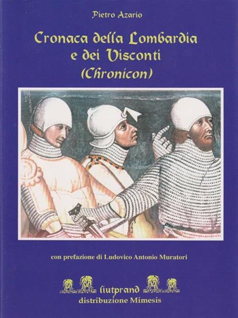 Cronaca della Lombardia e dei Visconti - Pietro Azario - copertina
