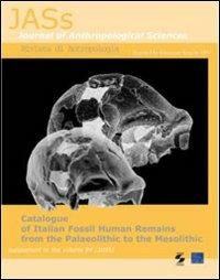 Catalogue of italian fossil human remains from the palaeolithic to the mesolithic - copertina