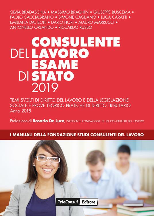 Consulente del lavoro. Esame di Stato 2019 - copertina