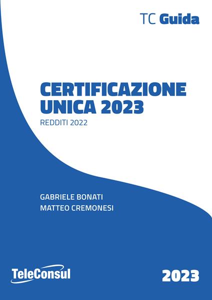 Certificazione unica - Gabriele Bonati - copertina