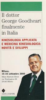 Kinesiologia applicata e medicina kinesiologica: novità e sviluppi (Milano, 15-16 settembre 2000)