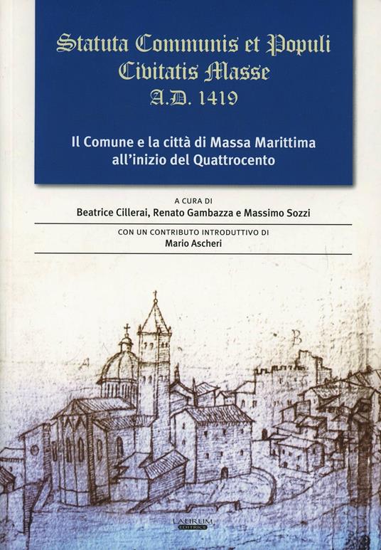 Statuta Communis et populi civitatis Masse a. D. 1419 - copertina