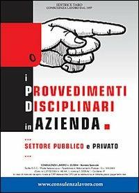 I provvedimenti disciplinari in azienda - Fabrizio Grossi - copertina
