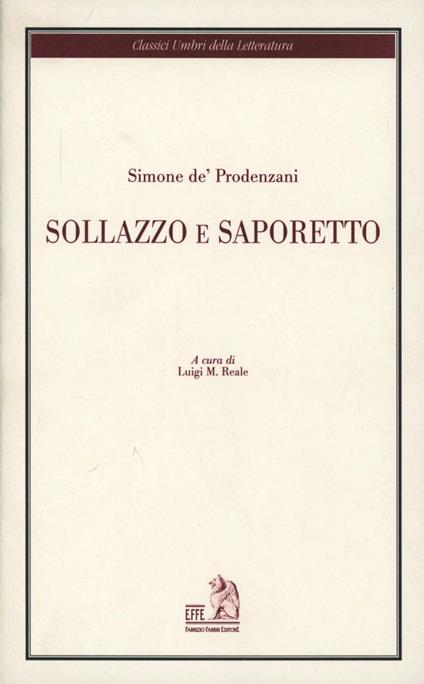 Sollazzo e Saporetto - Simone De'Prodenzani - copertina